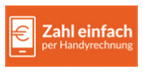 Zahl einfach per Handyrechnung